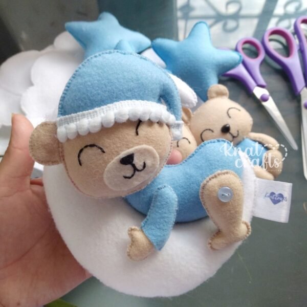 Móvil de cuna "dulces sueños en las nubes" - Imagen 2