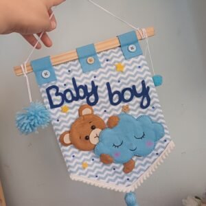 Banderín decorativo "Baby boy"