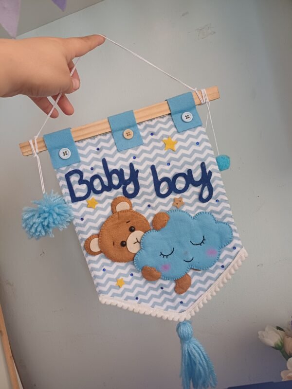 Banderín decorativo "Baby boy"