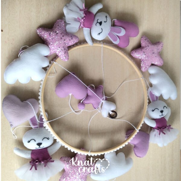 Móvil de cuna "Bailarinas en el cielo" - Imagen 5