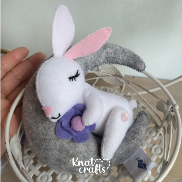 Móvil de cuna "Conejita Soñadora" - Imagen 3