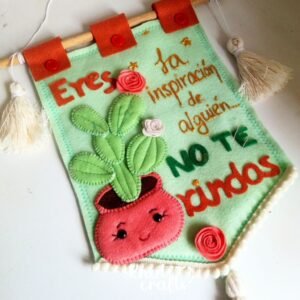 Banderín "No te rindas"