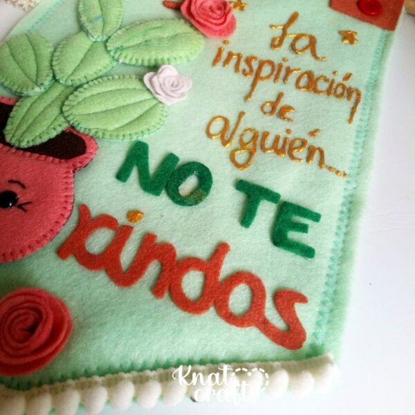 Banderín "No te rindas" - Imagen 2