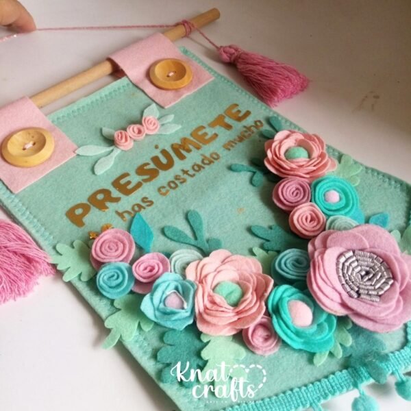 Banderin "Presumete con flores" - Imagen 2