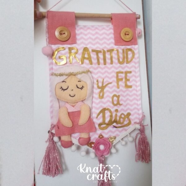 Banderín "Gratitud y fe" - Imagen 3